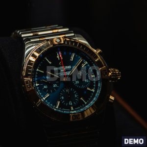 Black and Gold Chronograph Watch — DEMO overview
