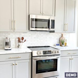 Stainless Microwave Kitchen — DEMO overview