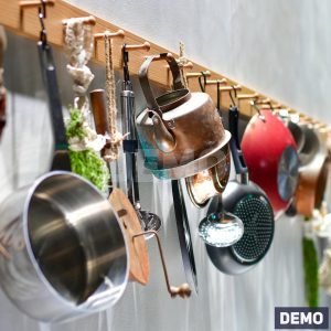 Hanging Copper Cookware Set — DEMO overview